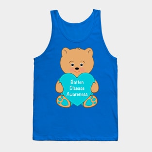 Batten Disease Awareness Teddy Bear Tank Top